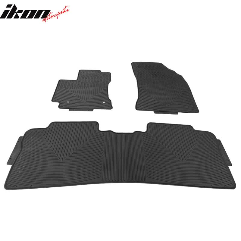 2014-2019 Toyota Corolla Latex Floor Mats Front Second Row