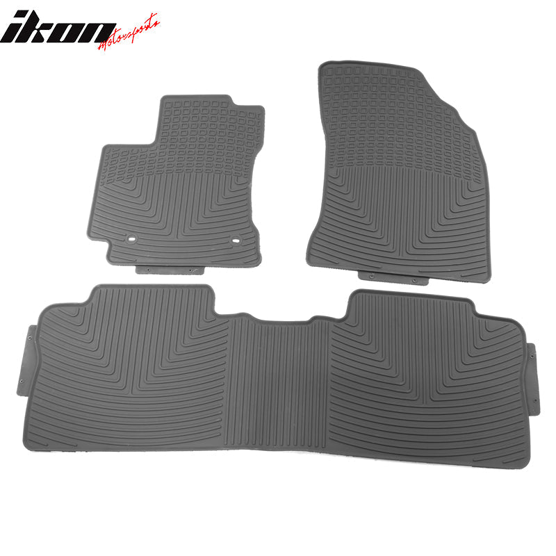 2014-2019 Toyota Corolla Latex Floor Mats Front  Second Row