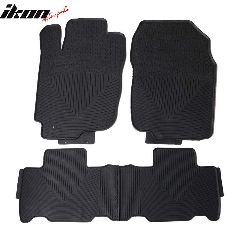 Car Floor Mat for 2013-2018 Toyota RAV4 XA40 Latex All Weather Carpet