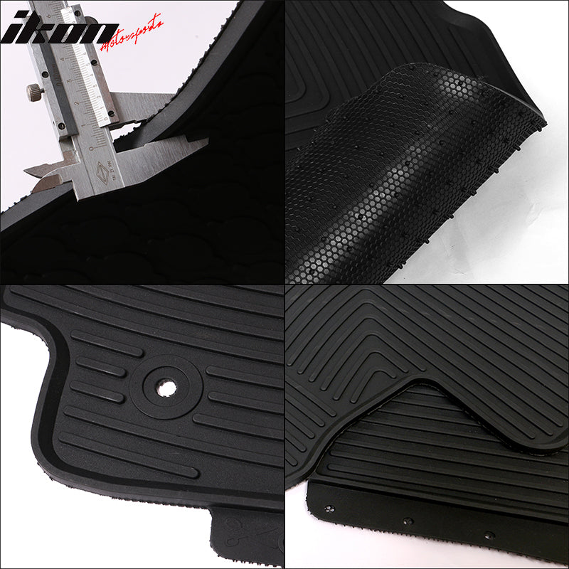 Car Floor Mat for 2013-2018 Toyota RAV4 XA40 Latex All Weather Carpet