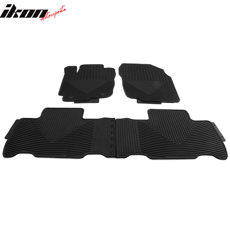 Car Floor Mat for 13-18 Toyota RAV4 XA40 Heavy Duty Latex Front & Rear