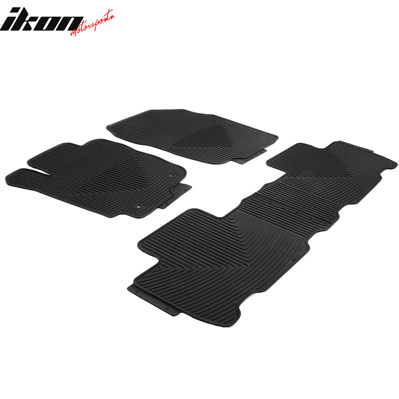 Car Floor Mat for 13-18 Toyota RAV4 XA40 Heavy Duty Latex Front & Rear