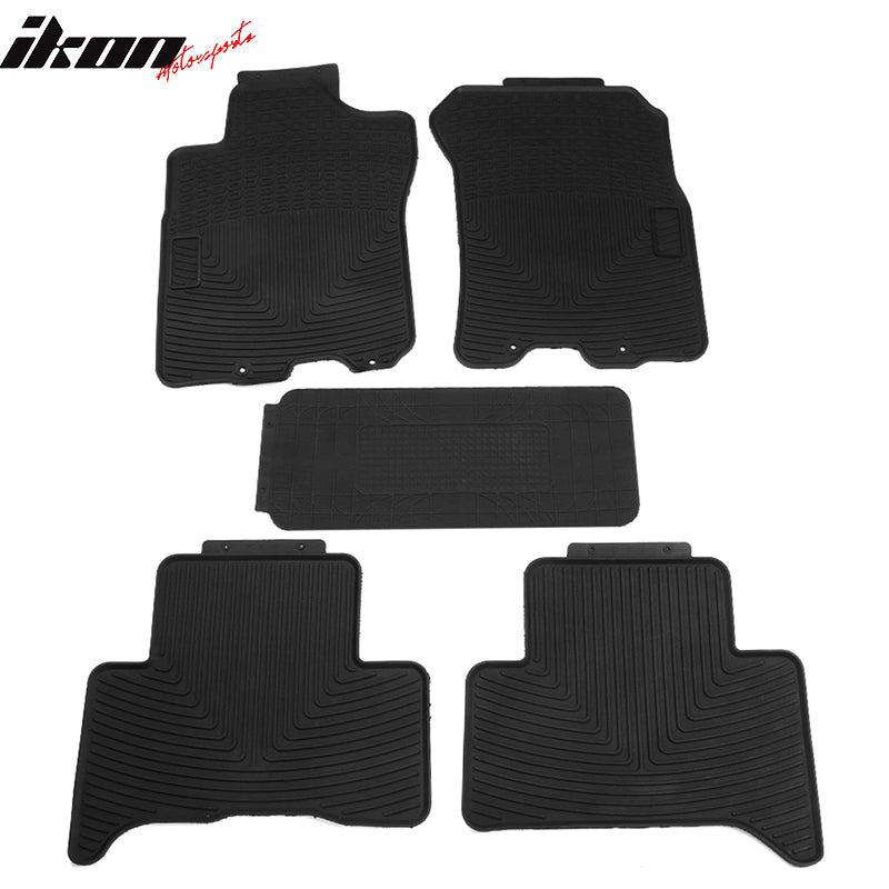 2007-2014 Toyota FJ Cruiser Floor Mats Latex 5PC