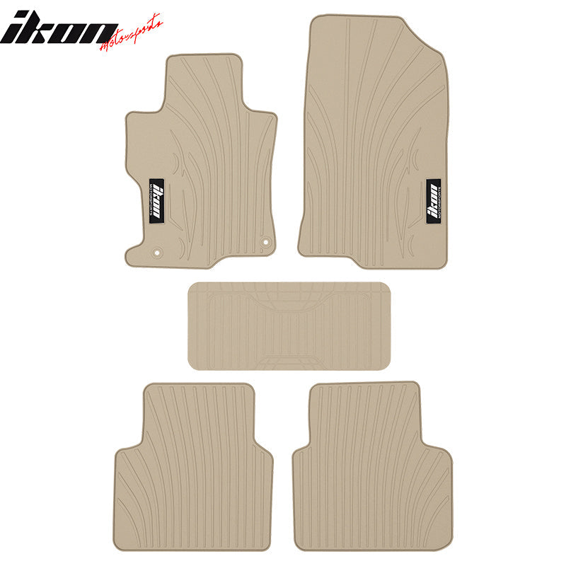 2008-2012 Honda Accord Sedan 4-Door Car Floor Mats Carpet 4PC