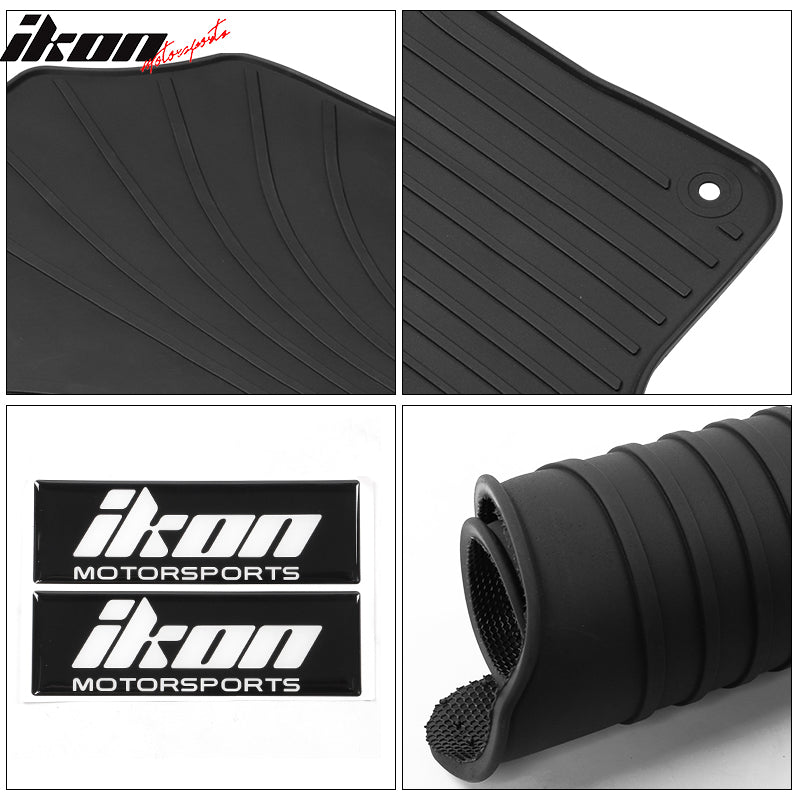 2008-2012 Honda Accord Sedan 4-Door Car Floor Mats Carpet 4PC