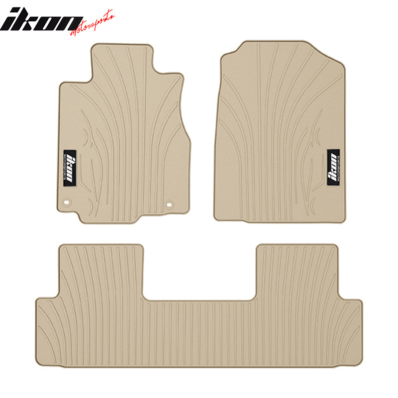 2012-2016 Honda CRV Front Rear Floor Mats Carpets 3PC