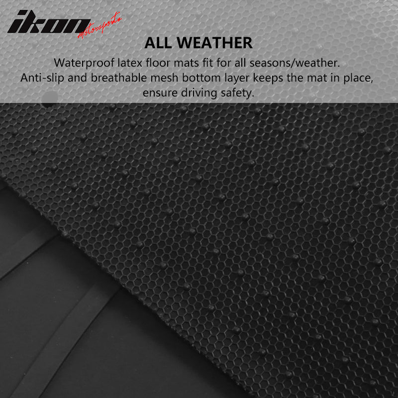 Car Floor Mat for 2011-14 Toyota Tacoma Extended Cab Latex All Weather