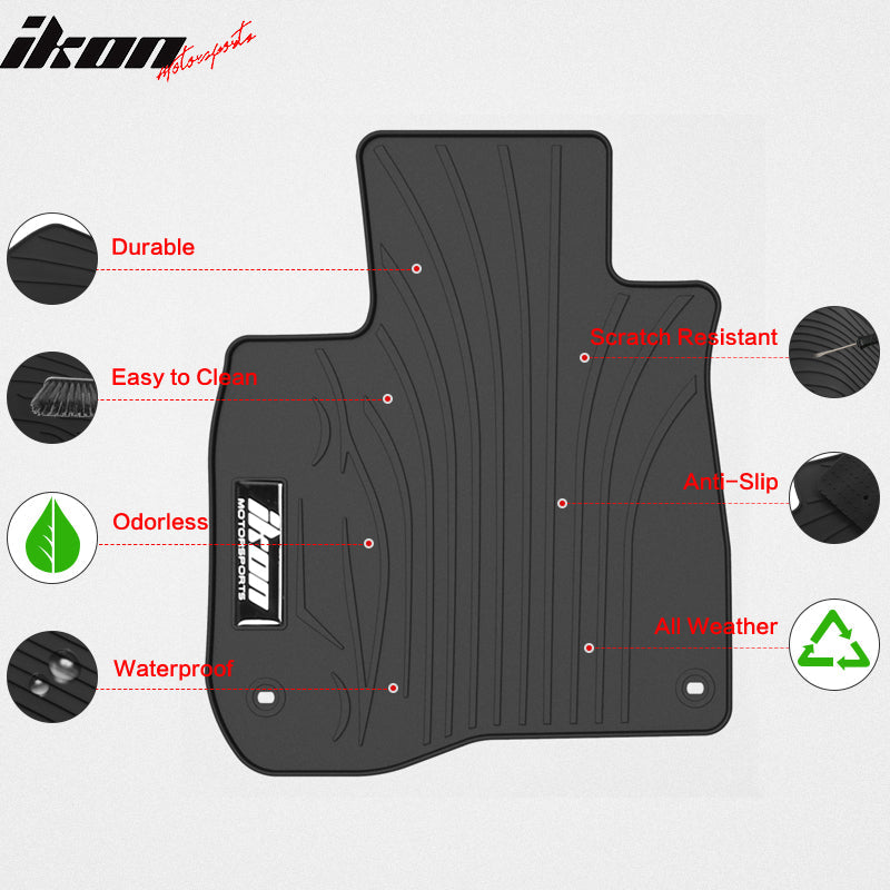 2017-2022 Honda CR-V Car Floor Mats Carpet 3PC Nylon