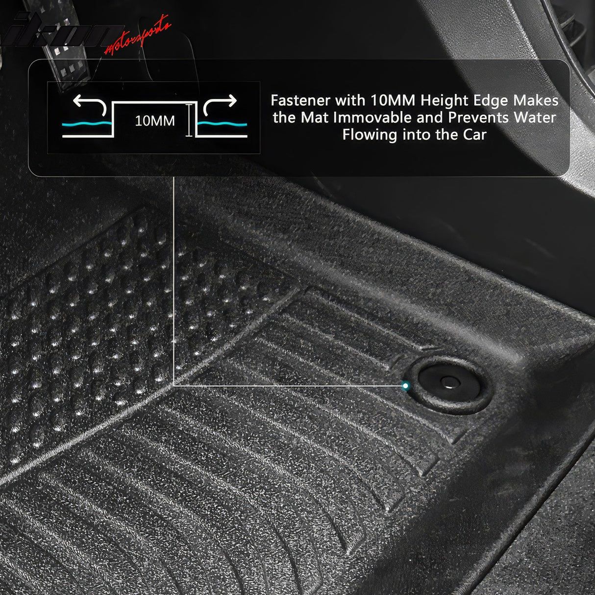 2016-2025 Dodge Durango 7 Passenger 3D Floor Mats Carpet Liners - TPE