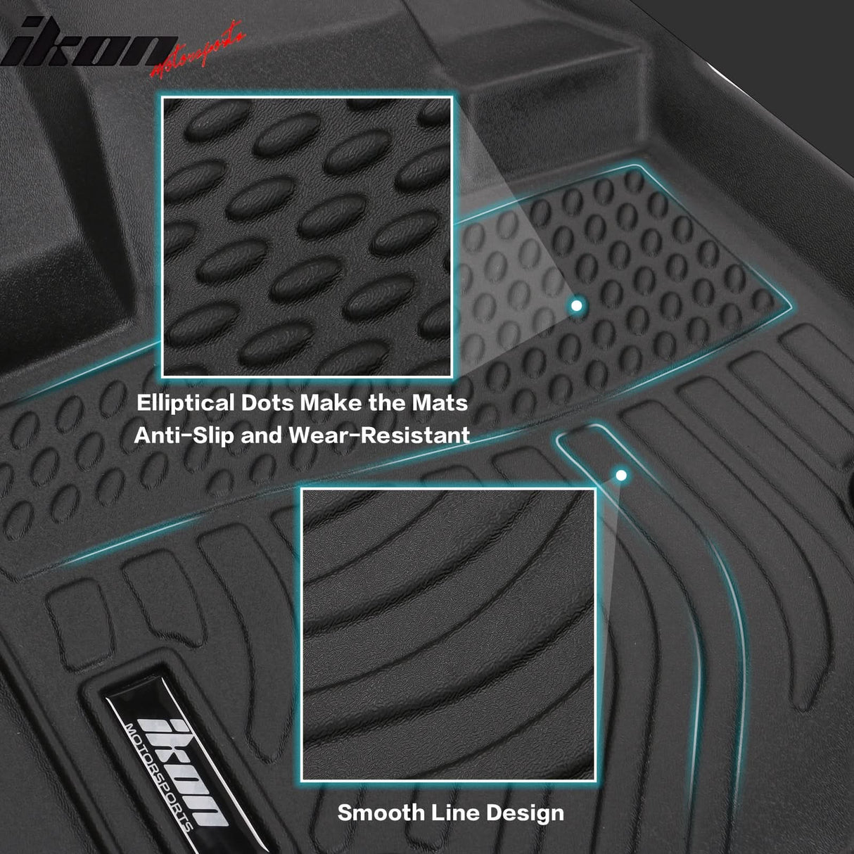 2023-2025 Hyundai Ioniq 6 3D All Weather Floor Mats Carpets Liner TPE