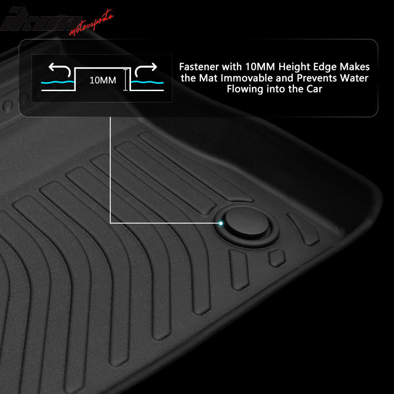 2020-2025 Ford Explorer 7 Seats 3D Floor Mats Heavy Duty Carpets TPE