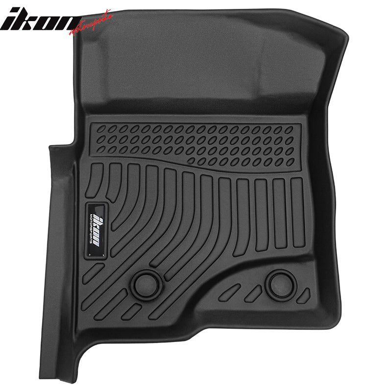 2009-2014 Ford F-150 Super Crew Cab 3D Floor Mats Heavy Duty Liner TPE