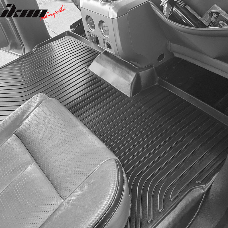 2009-2014 Ford F-150 Super Crew Cab 3D Floor Mats Heavy Duty Liner TPE