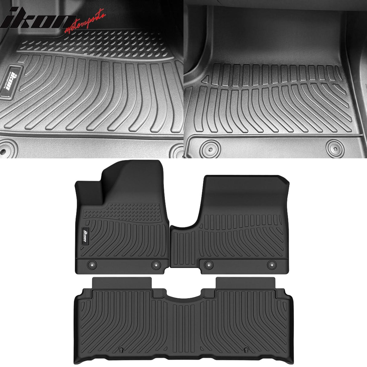 Car Floor Mat for 2022-2024 Hyundai Ioniq 5 All Weather 3D Molded TPE