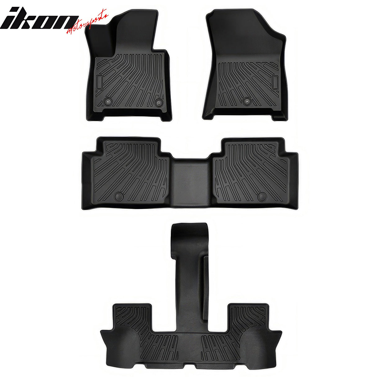 2024-2025 Hyundai Santa Fe 3D Molded Floor Mats All Weather Carpets TP