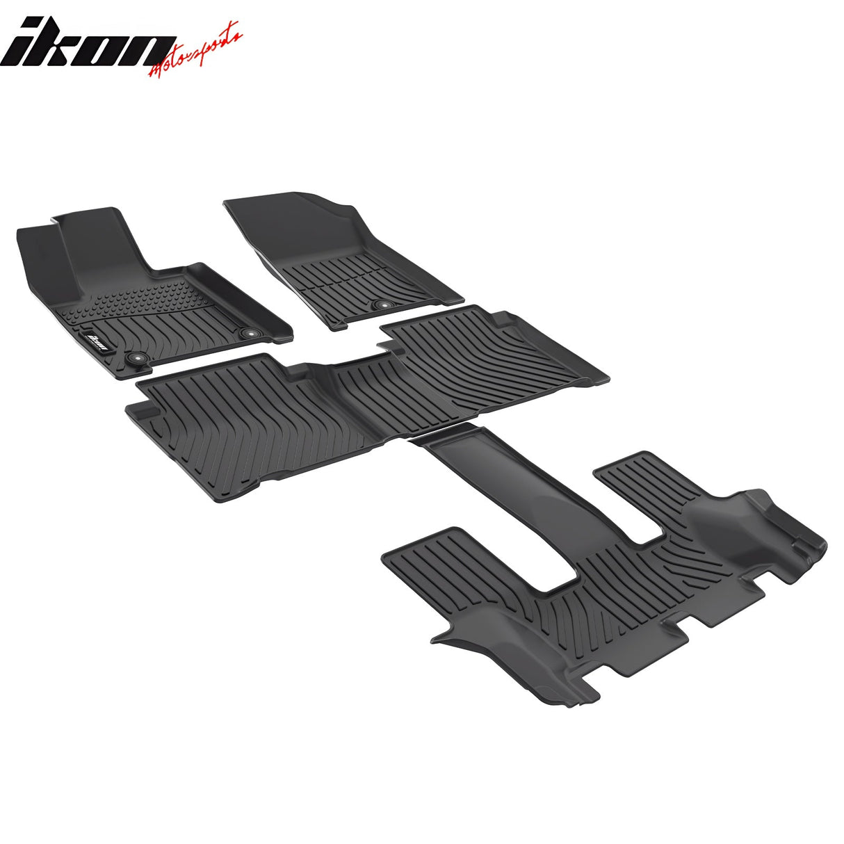 2024-2025 Hyundai Santa Fe Hybrid 3D Floor Mats All Weather Carpet TPE