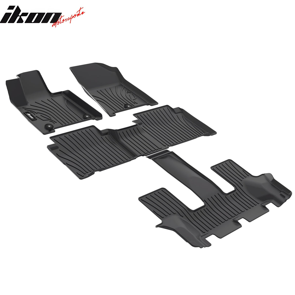 2024-2025 Hyundai Santa Fe Hybrid 3D IKON All Weather Floor Mats TPE
