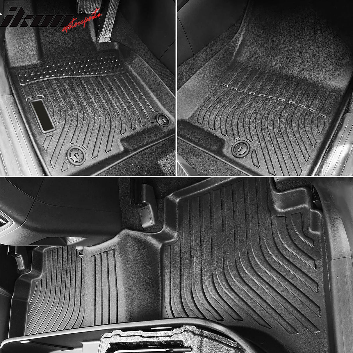 Car Floor Mat for 2022-2024 Hyundai Santa Cruz All Weather 3D  TPE 3PC