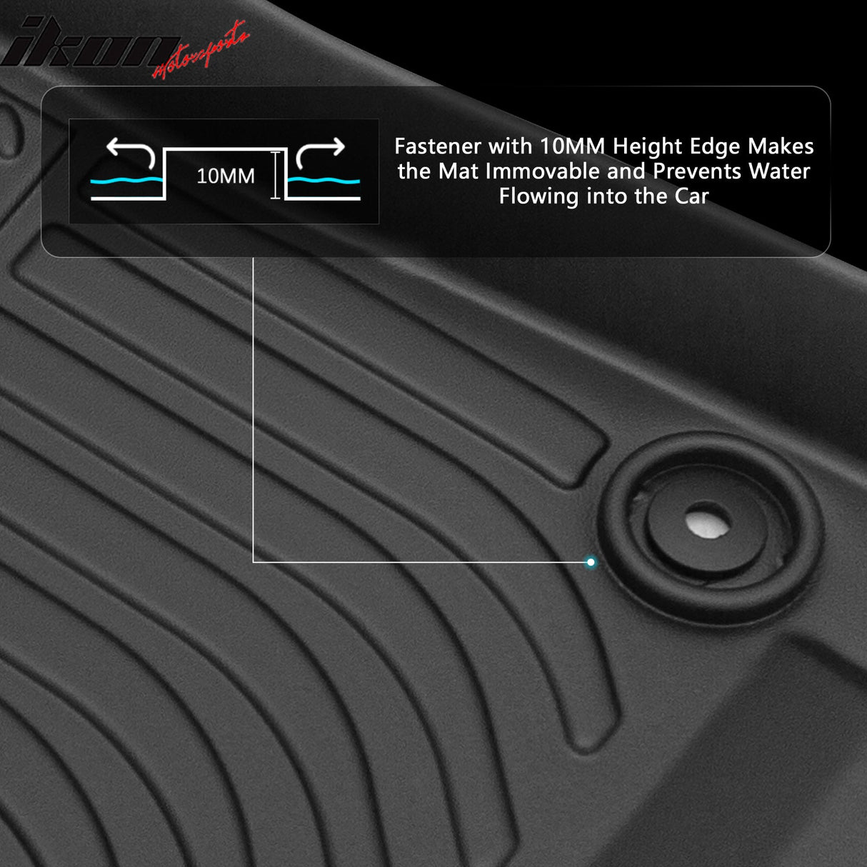 2020-2025 Hyundai Sonata 21-24 Kia K5 FWD 3D TPE Floor Mats Guard 3PCS