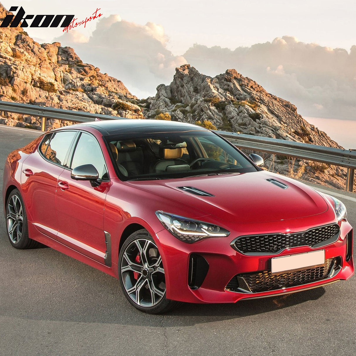 2018-2023 Kia Stinger AWD Floor Mats All Weather TPE 3D Carpets 3PC