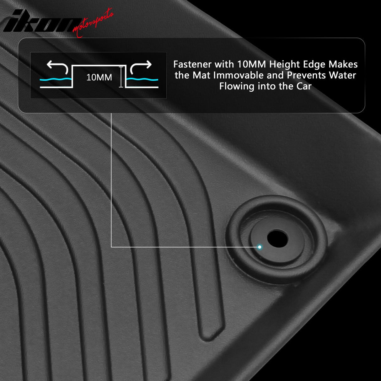 2020-2025 Kia Telluride 7 & 8 Seats Heavy Duty TPE Floor Mats 3D Liner