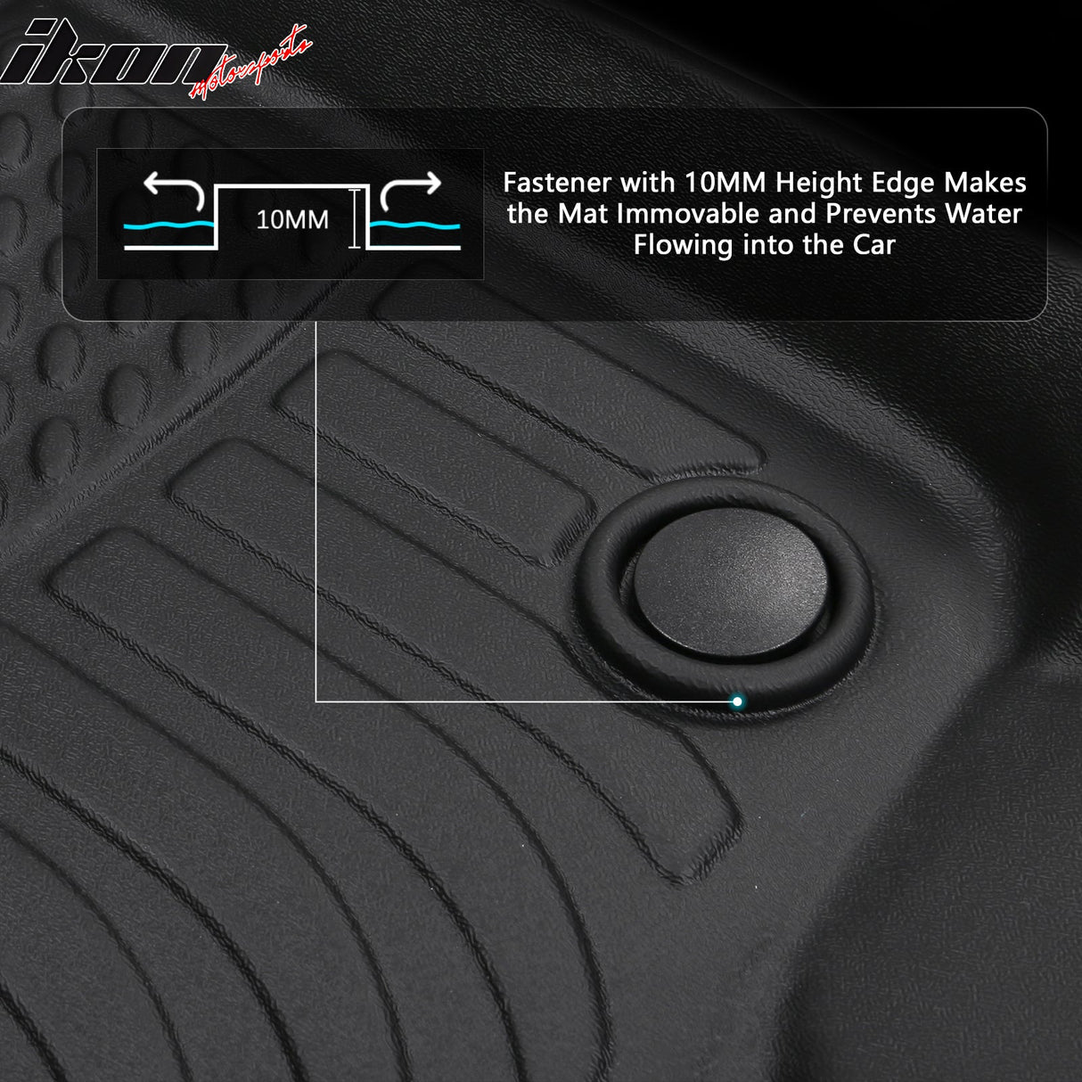 2022-2024 Rivian R1S 3D Molded Floor Mats All Weather Carpet TPE 4PCS