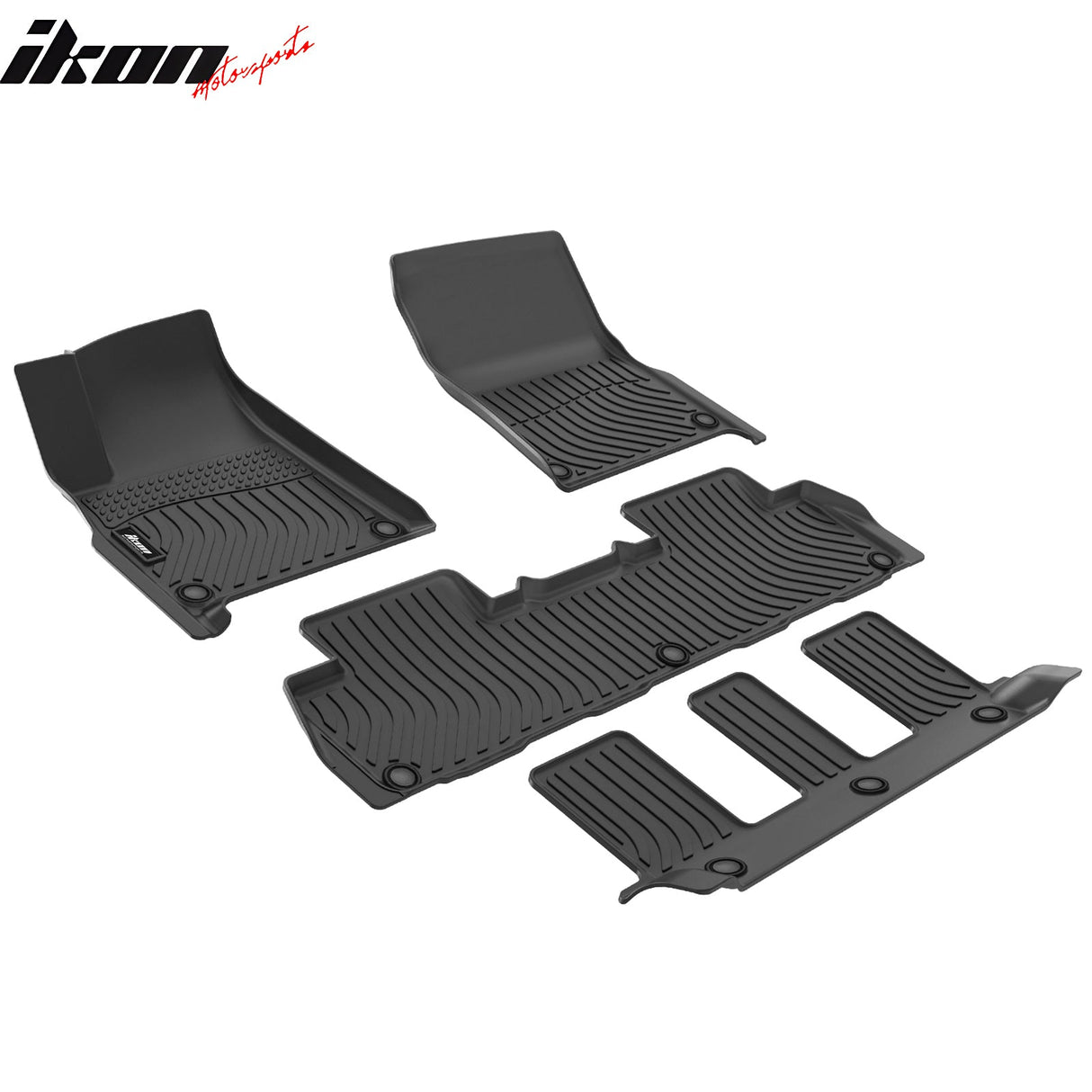 2022-2024 Rivian R1S 3D Molded Floor Mats All Weather Carpet TPE 4PCS