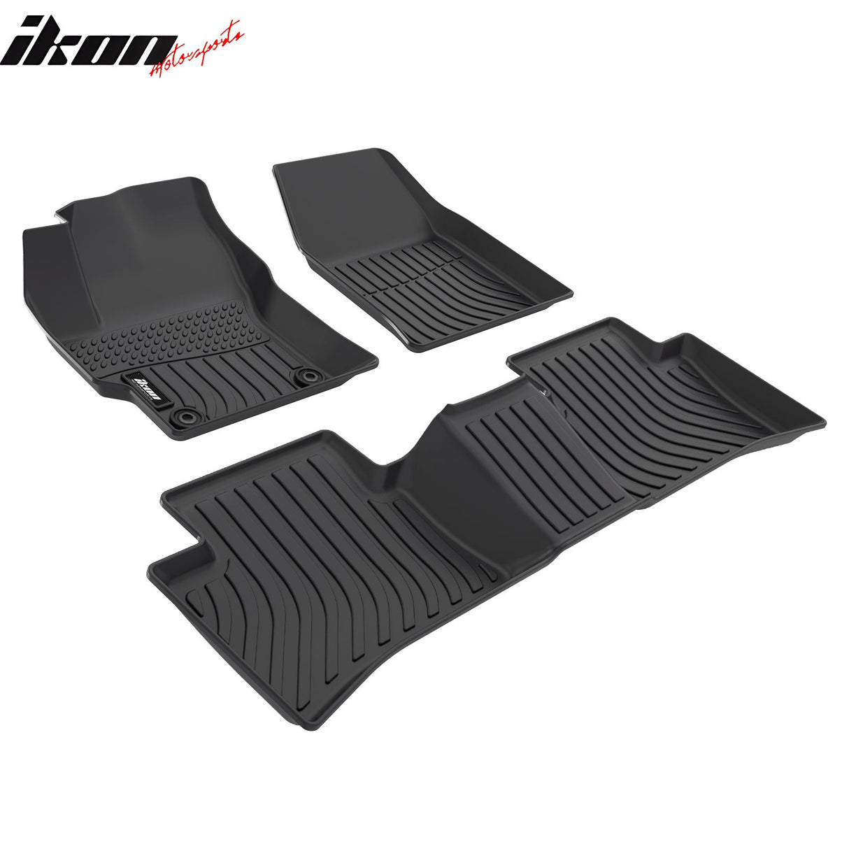 2022-2024 Corolla Cross FWD 3D TPE Floor Mats 1st 2nd Row Carpet 3PC