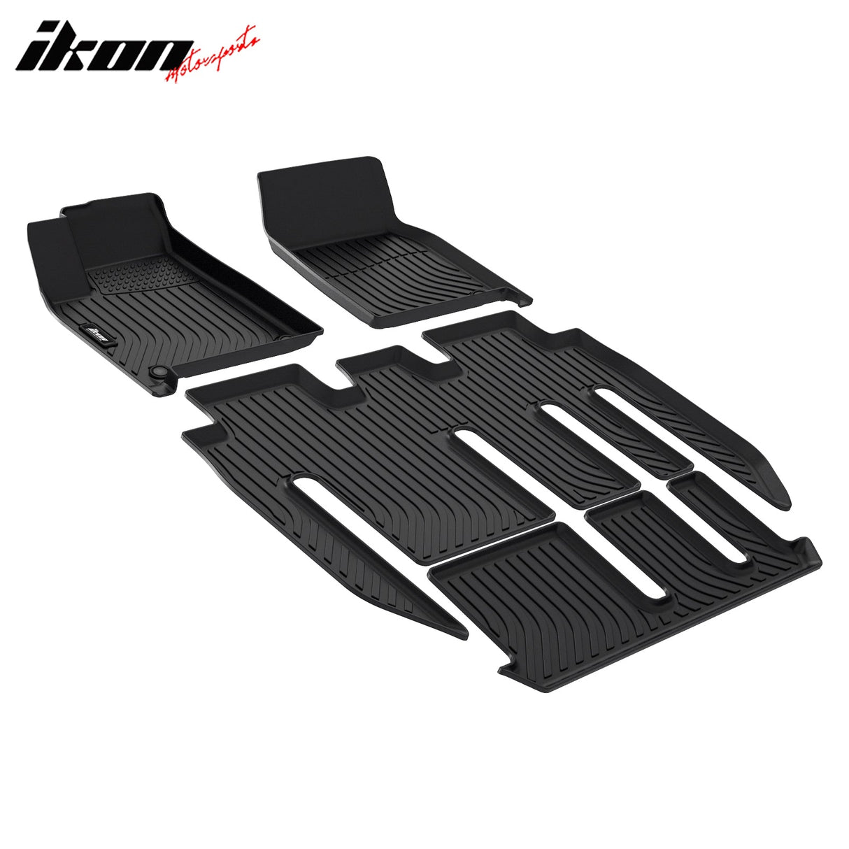 Car Floor Mat for 2022-2024 Tesla Model X 7 Seats All Weather 3D TPE