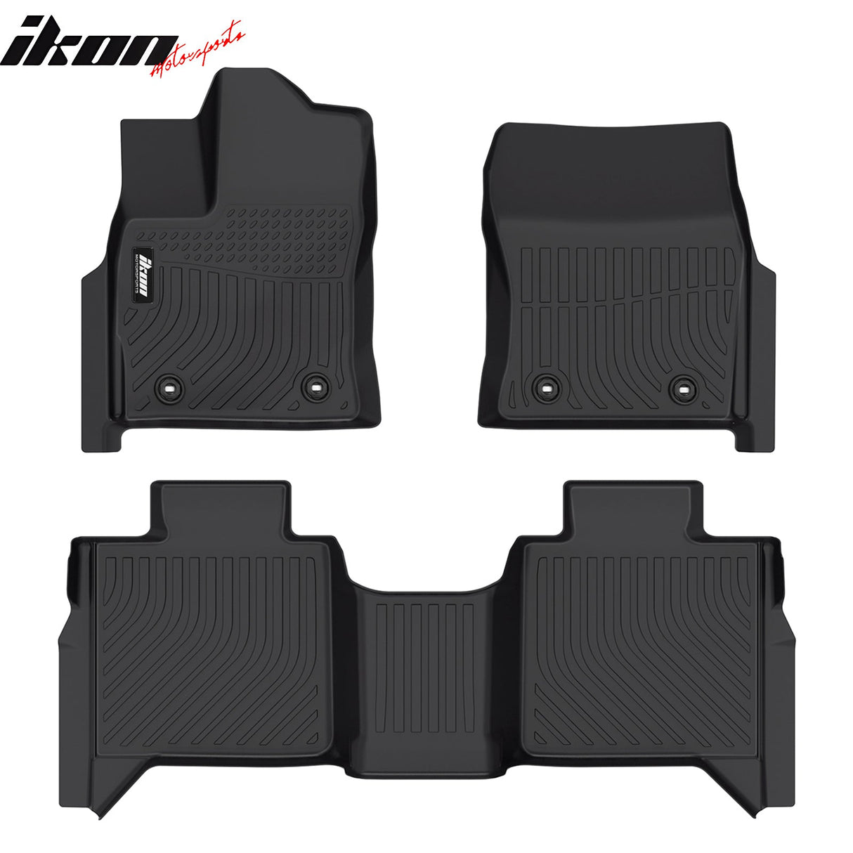 2022-2025 Toyota Tundra Crewmax Cab 3D Molded TPE Floor Mats 3PCS Set