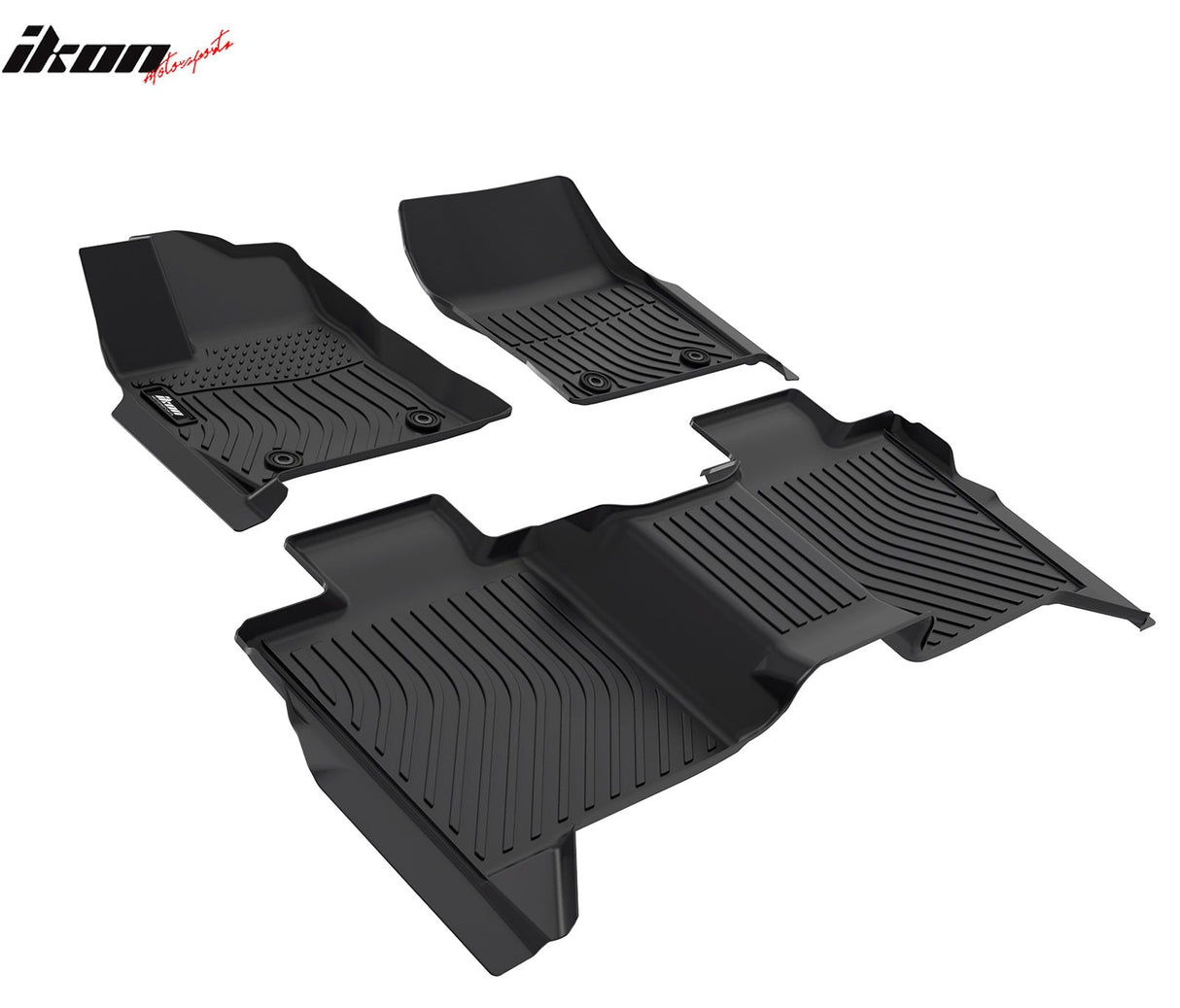2022-2025 Toyota Tundra Crewmax Cab 3D Molded TPE Floor Mats 3PCS Set