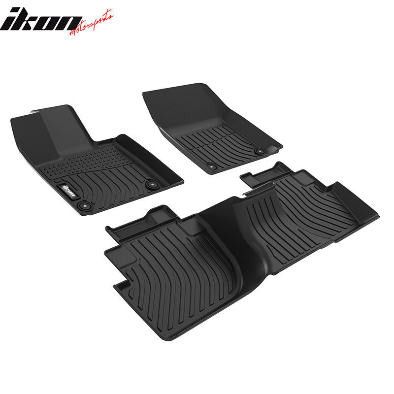 2023-2025 VinFast VF8 3D Molded TPE Floor Mats Front 2nd Row Liner 3PC