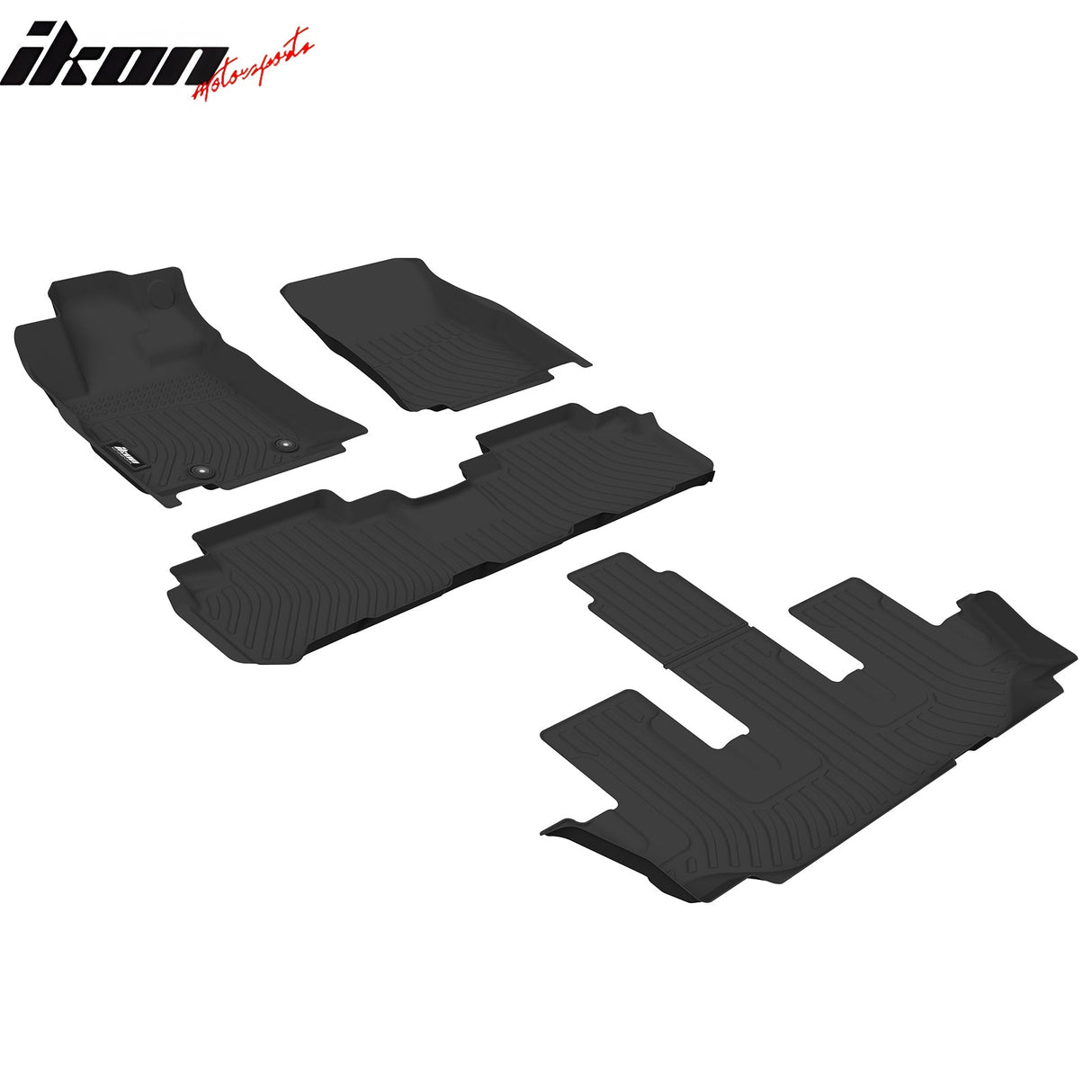 2019-2025 Subaru Ascent 7 Seats Bucket Seat 3D Floor Mats Carpet TPE