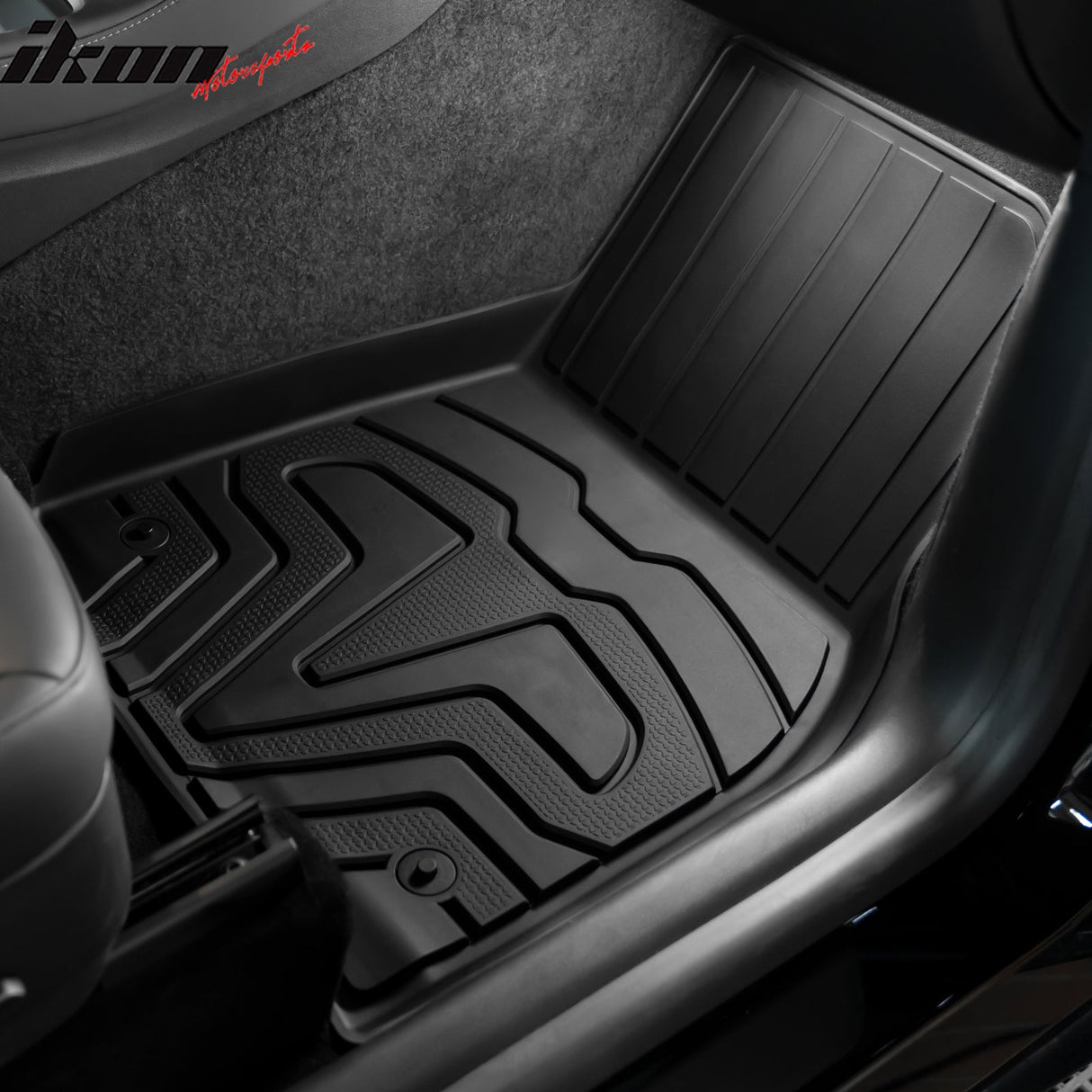 2020-2024 Tesla Model Y Floor Mats 3D TPE All Weather 3PC Set Carpets