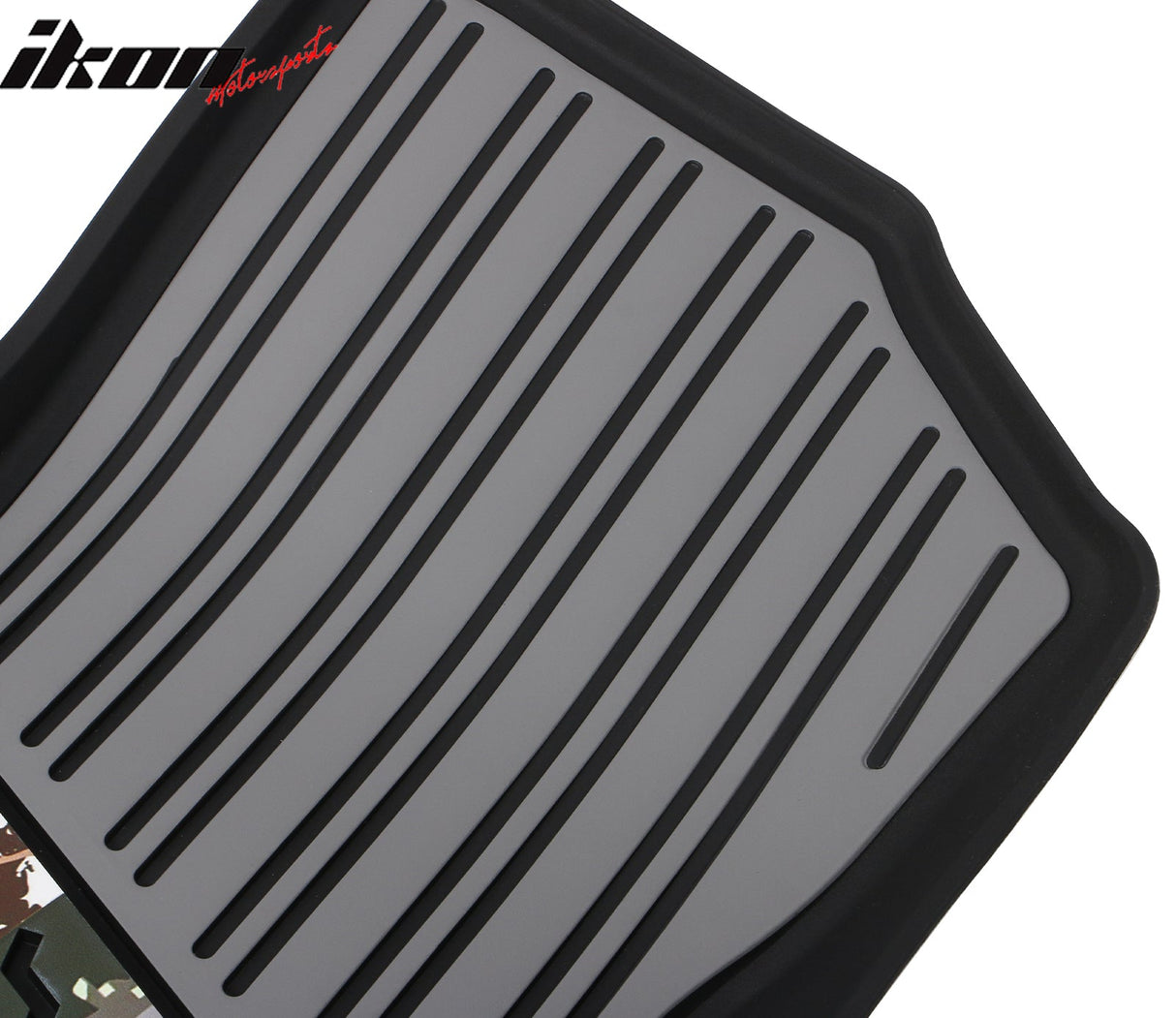 2018-2025 Jeep Wrangler JL Unlimited 4Dr Floor Mats Black Gray TPE