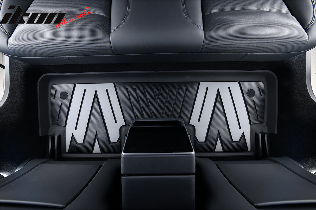 2024-2025 Tesla Model 3 3D Floor Mats Liner Black& Gray TPE Injection