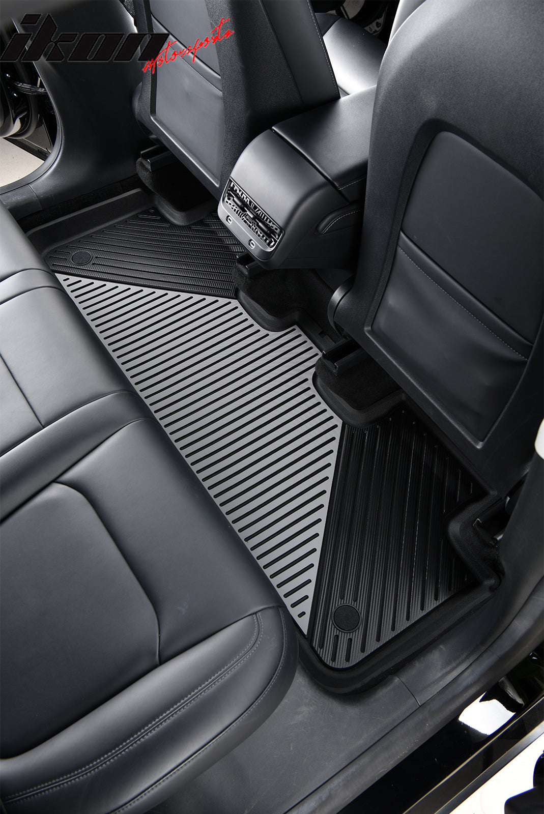 2020-2024 Tesla Model Y 3D Floor Mats Liner Black& Gray TPE Injection