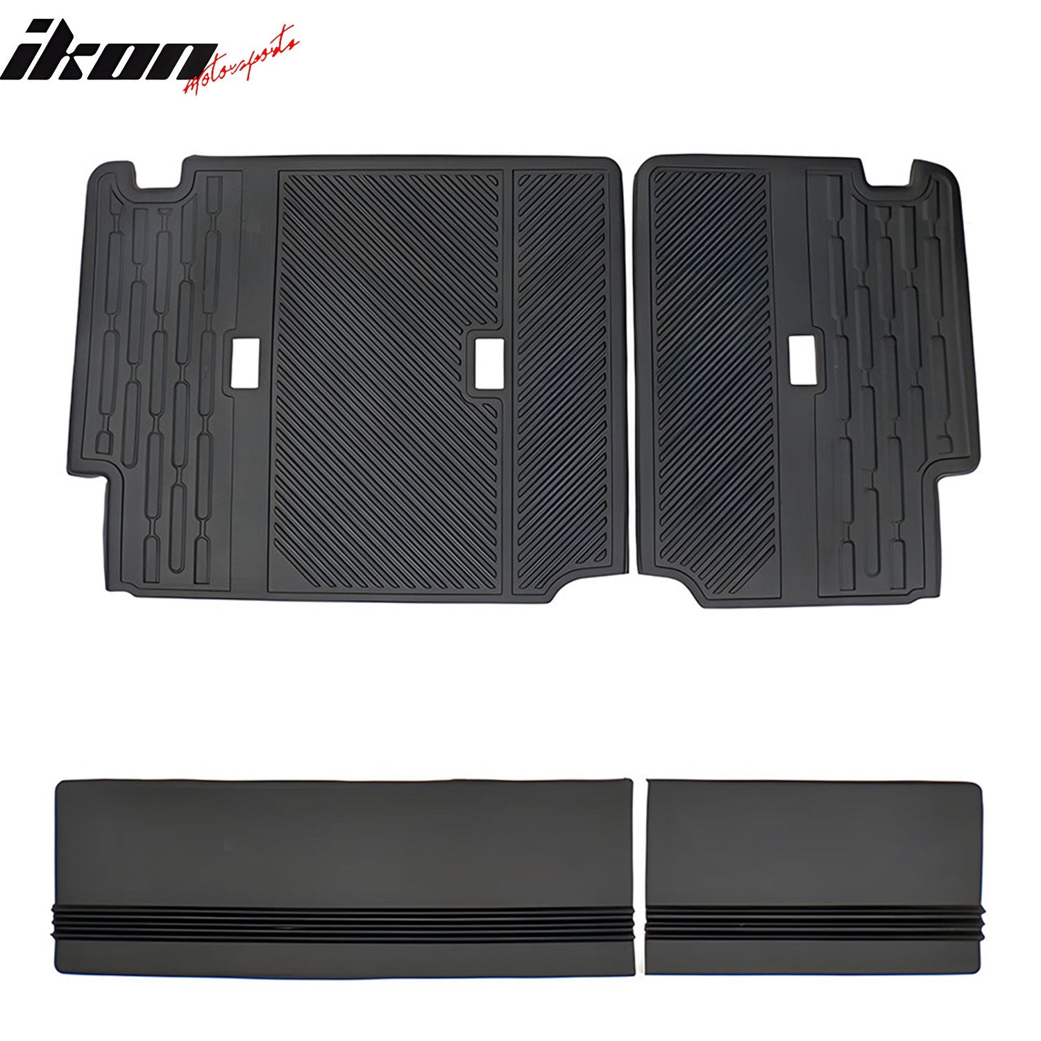 2021-2025 Ford Bronco 4Dr Black TPE Rear Seat Protector Backrest Cover