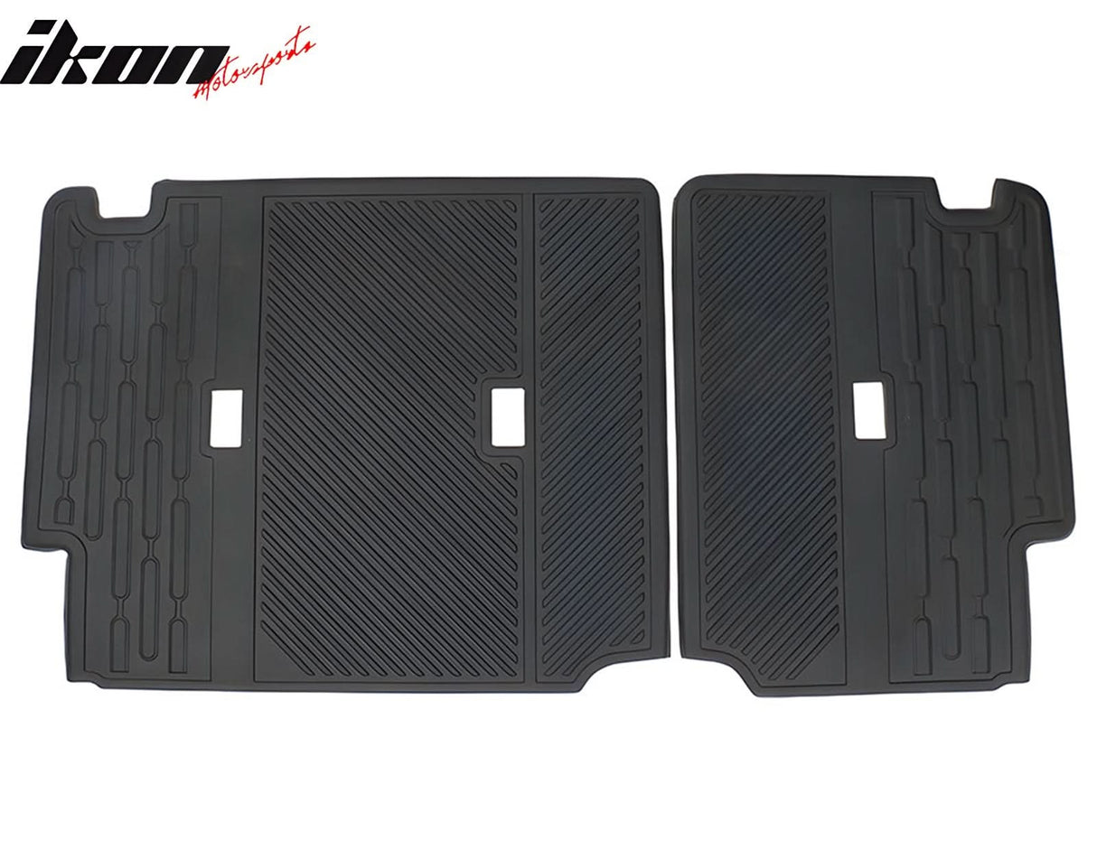 2021-2025 Ford Bronco 4Dr Black TPE Rear Seat Protector Backrest Cover