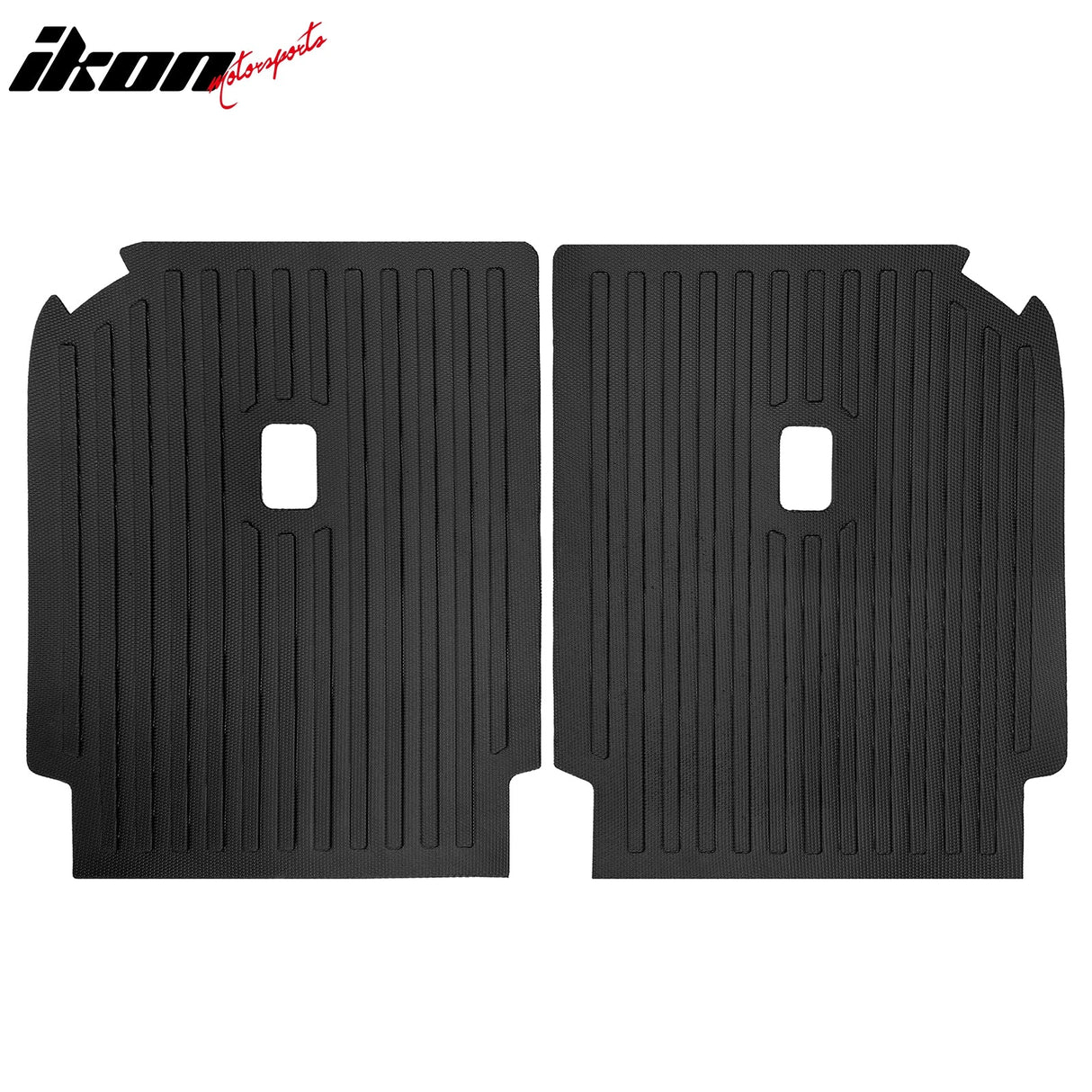 2022-2024 Rivian R1S 2PCS Backrest Mats Rear Seat Back Cover Black TPE