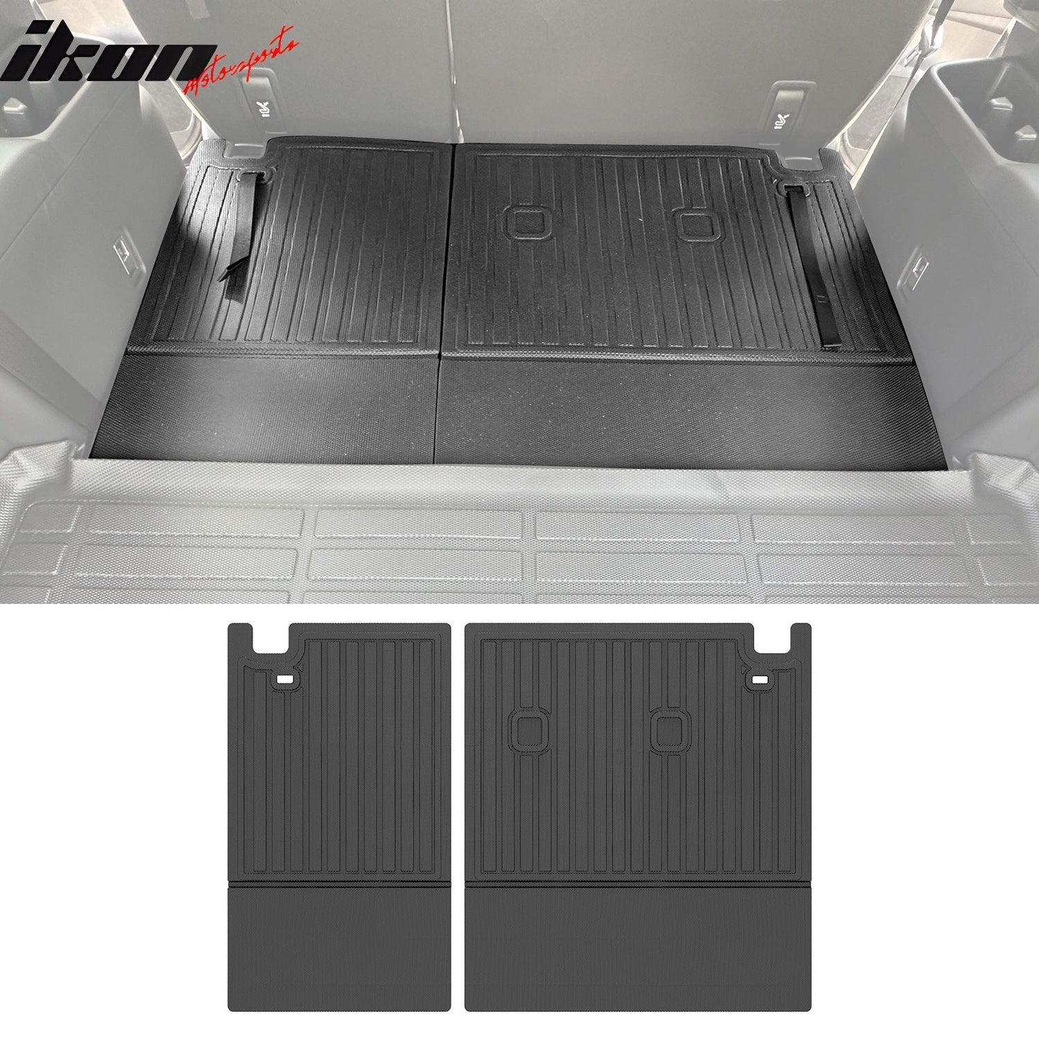 2019-2024 Toyota RAV4 All Models 2PCS Backrest Mats Liner Black TPE