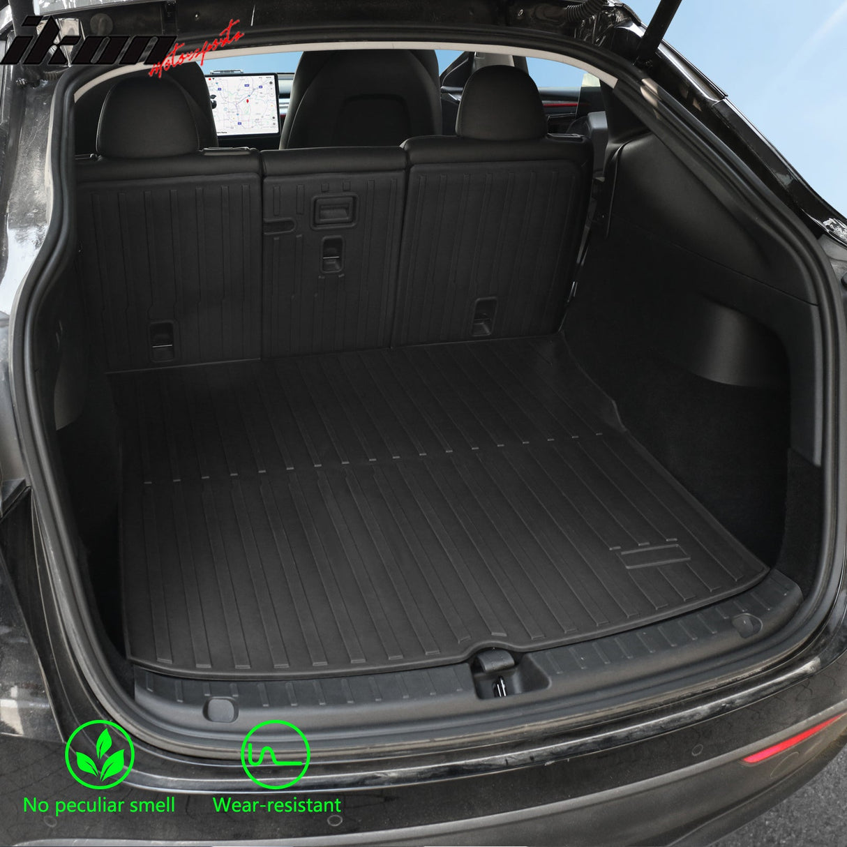 2020-2023 Tesla Model Y Back Seat Cover W/ Trunk Mats Cargo Liner TPE