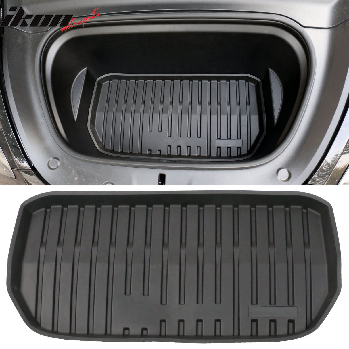 2020-2024 Tesla Model Y Black Trunk Mats Cargo Liner Injection TPE