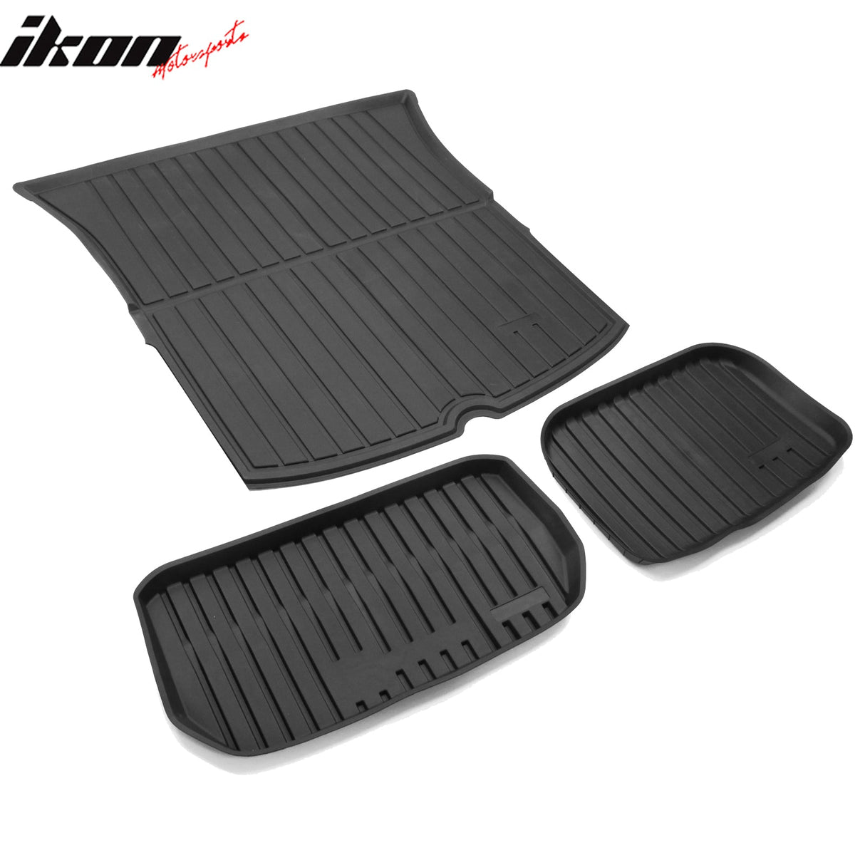 2020-2024 Tesla Model Y Black Trunk Mats Cargo Liner Injection TPE