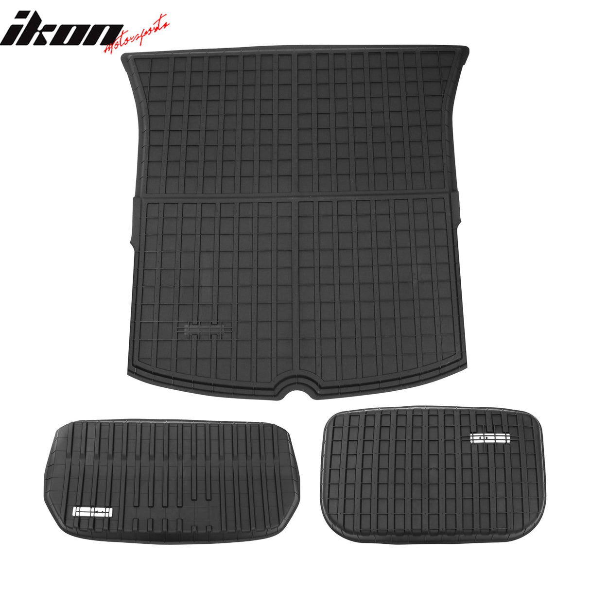 2020-2024 Tesla Model Y Black Trunk Mats Cargo Liner Injection TPE