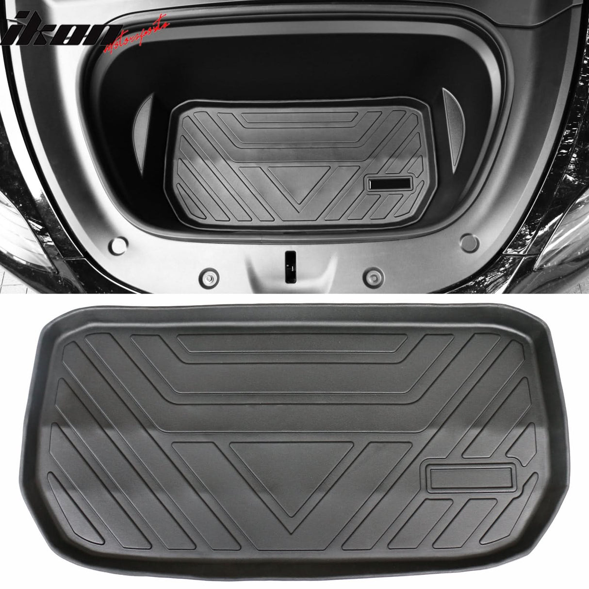 2020-2024 Tesla Model Y Black Trunk Mats Cargo Liner Injection TPE
