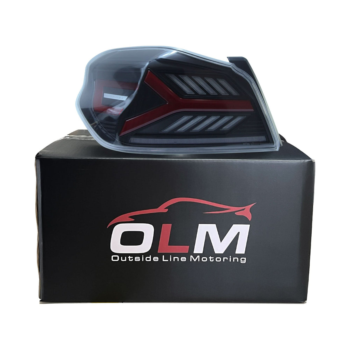 OLM Y-Spec LED Taillights (Clear Lens Red Optic) - 2015-2021 WRX / STI