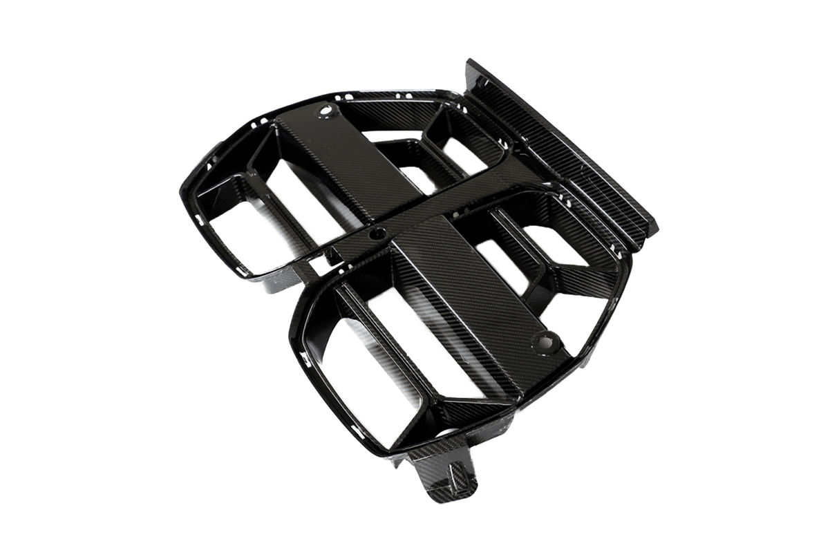 BMW 3 Series M3 G80 M4 G82 CSL Style Carbon Fiber Front Grille (2021 - 2023) - K2 Industries