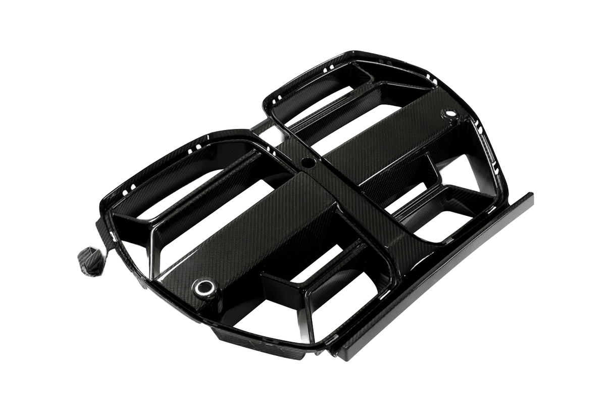 BMW 3 Series M3 G80 M4 G82 CSL Style Carbon Fiber Front Grille (2021 - 2023) - K2 Industries