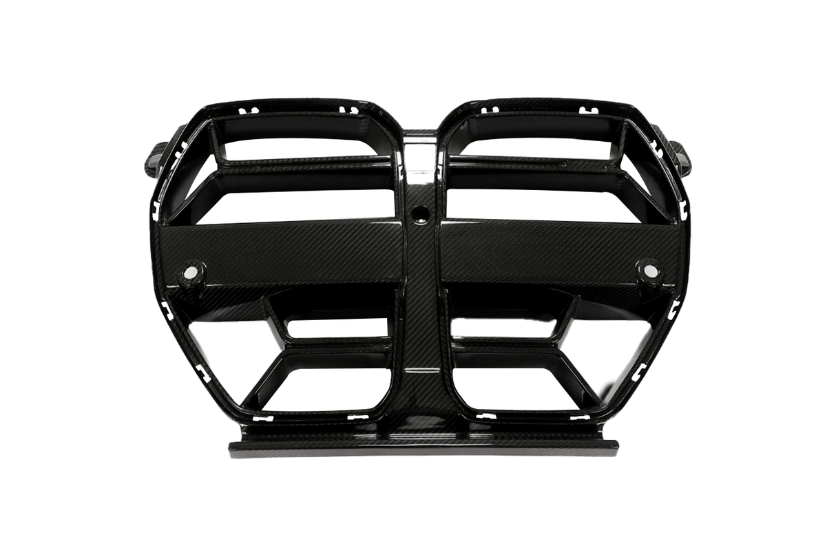 BMW 3 Series M3 G80 M4 G82 CSL Style Carbon Fiber Front Grille (2021 - 2023) - K2 Industries